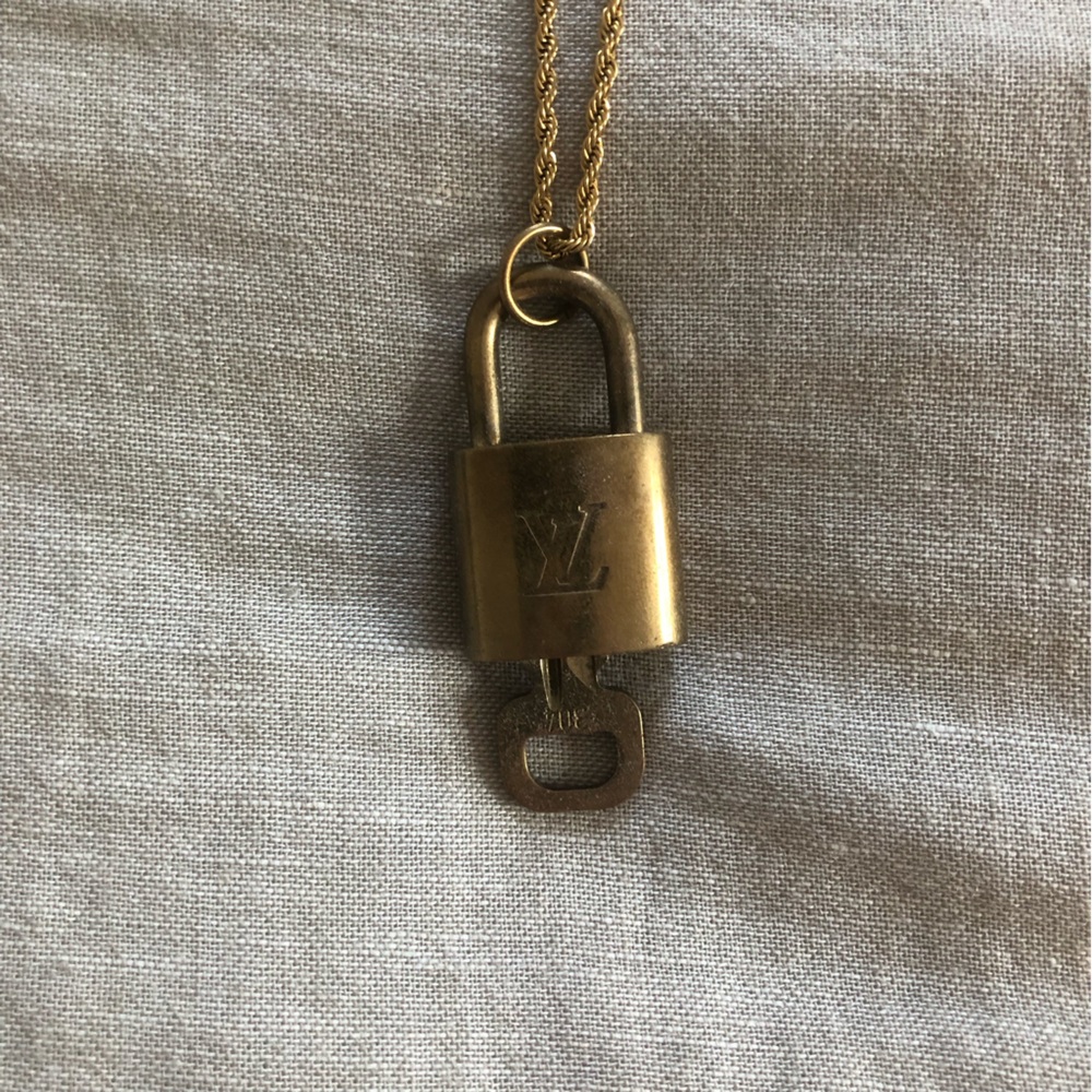 Louis Vuitton Lock Necklace